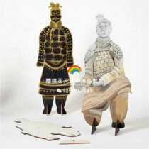 Can ship summer special price ultra-light clay Terracotta Warrior log base plate 20 up to 50