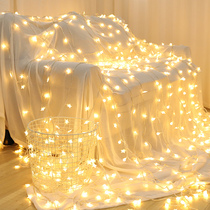 New Years home New Year Star Lighting Net Red Girl girl bedroom decoration small colored lights flashing lights string lights Full of Sky stars