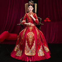 Xiuhe dress bride 2021 new Chinese wedding dress Wedding Xiuhe dress large size fat mm thin Xiuhe woman