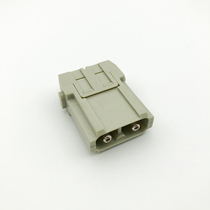 Heavy-duty connector axial crimping-type module HMK-002 2-MF 40A 1000V 8KV 3 screw wiring