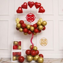 Wedding Engagement Scene Arrangement Festive Wedding Decoration Table Floating Balloon Columns New House Wedding wedding Supplies