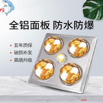 Lamp warm bath exhaust fan lighting integrated toilet exhaust fan heater switch heater household wall-mounted