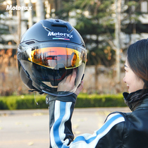 Italy MOTORAX Moreshi motorcycle helmet half helmet men and women summer motorcycle electric vehicle safety helmet