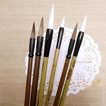 shan lian hu bi pure a writing brush made of weasels hair yang hao is large zhong kai xiao kai calligraphy entry painting brush natural bamboo brush