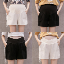 Pregnant Woman Shorts Summer Thin pregnant woman pants outwear Bottoms Pants Safety Fashion Loose Broadlegged Pants Summer Dress