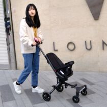 Sliding baby artifact Trolley light folding children simple 1-5 year old baby portable baby with baby baby out single wheel