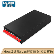 8 port fiber terminal box Rack type 4 port SC48 port FC12 port SC24 core odf fiber distribution frame 24 port lc48 core full with thickened fc cable welding box ODF frame core L