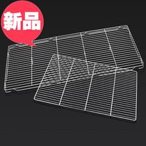  Pork mesh rack Large meat stand barbecue stand baking n baking Commercial stainless steel 60*40 display rack tool grid