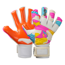 Fire Football Candy Top Matching Goalkeeper Gloves Professional Goalkeeper Not with finger guard Fire cover Sewn Stickiness with hand brake