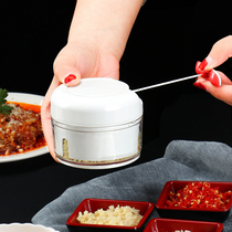 Mini garlic mashed garlic artifact manual garlic mash machine ginger minced garlic shredder household ginger garlic head churning machine