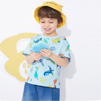 Summer Clearing Barbara Balá Balá Balá Baby Baby Baby Short Sleeve Short Sleeve Dinosaur Printing
