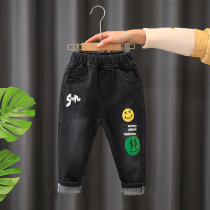 Boys jeans spring 2021 new childrens trousers baby spring and autumn western style pants childrens pants