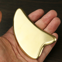 Triangle Copper Scraping Plate Pure Copper Full Body Universal Face Back Leg Neck Home Massage Plate Dredge Meridians Thin