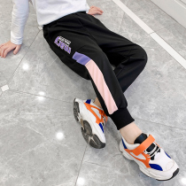 Girls  pants 2021 new spring Korean version of the big child foreign style casual pants spring and autumn trousers childrens sports pants