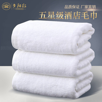 Star hotel hotel bed and breakfast pure cotton 32S short hair towel bath towel 16 long hair mention word embroidery word support custom-made