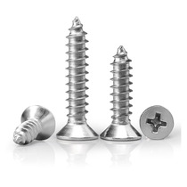 M4M5 stainless steel 304 cross countersunk head flat head self-tapping screw * 10x12x14x16x20x22x25x32x50
