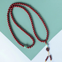 Glass bottom mud material full of Venus (40g)small leaf rosewood 8mm 108 Buddhist beads bracelet