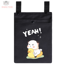 Small cloth bag trolley storage pocket plastic placed in front of the tramway is placed on the phone bag front hanging bag on the electric bottle car