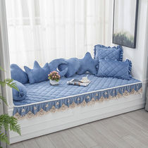 European-style window mat window mat Four Seasons Universal short plush non-slip thick balcony cushion tatami can be customized