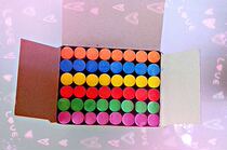 Dust-free environmental protection plastic light chalk high-quality raw materials childrens teaching training 48 per box 6 boxes can be wholesaled