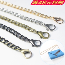 Japanese and Korean fashion versatile womens 7mm wide chain bag with chain shoulder crossbody handmade DIY bag accessories 51 accessories