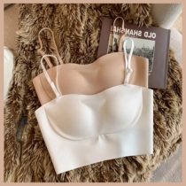 Beautiful back belt vest female with no steel ring bra clustered wrapped chest to prevent walking through chest and strap underwear