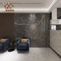 Hotel lobby rooms imitation terrazzo bamboo fiber integrated background wall panel Sofa TV wall Quick installation wall panel