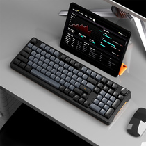 Donkey RS2 Customized 2 0 Wireless Mechanical Keyboard Gasket Structure RGB Three-mode Bluetooth Integrated Silicone