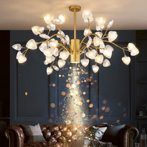Living room Firefly chandelier Nordic ins Net red modern simple crystal restaurant creative personality lighting bedroom lamp