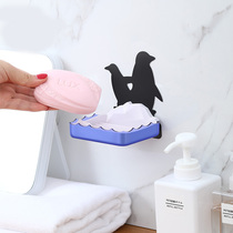 Japan AISEN WALL-MOUNTED SOAP CASE TOILET LARGE NUMBER HOME SOAP BOX SOAP TODRAIN CREATIVE SOAP RACK