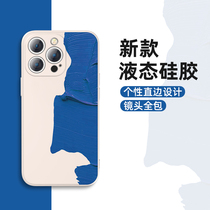 Klein l Blue Oil Painting Apple 13 promax Mobile Case New 13 Summary 12 11 Art x xr xs