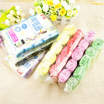Color return thick garbage bags kitchen household garbage bags point broken plastic bags medium size 5 rolls 100
