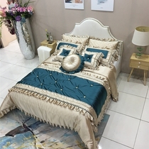 Eurostyle-style showroom-like inter-board furniture assorted bed Villa Bed with Fumbling Soundproof Multi-Piece Set