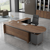 New left assembly Shanghai manager table semicircle Bandai office furniture modern computer desk thickened head desk