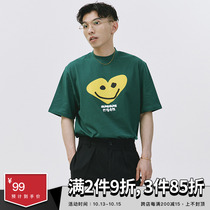 SAMESAME21SS Steal Heart Loose Tide Brand T-shirt Joker Short Sleeve Men and Women Couple Clothes Summer Japanese Small