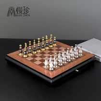 Eurostyle Wooden Piano Baking Varnish Alloy Marble Chessboard Pendulum living room Home Decorative Item desktop Soft furnishing