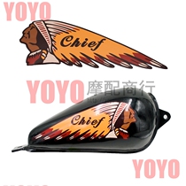  Suitable for Harley fuel tank stickers Motorcycle decoration Retro motorcycle decals Indian style