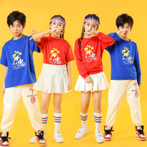 Primary school childrens Games children cheerleaders play out suit patriotism men and women performing jazz street dance 61