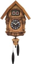 Xiaoyu RHYTHM cottelesR Japan assembled wood frame thick tea Pokka its wood quality hanging clock clock