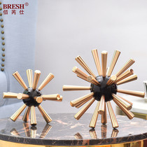 Modern Light Lavish Home Geometric Metal Pendulum-like room Room Living-room Decorated with Soft Decorative Arts abstract Ball