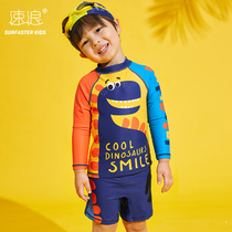 Dinosaur New Children's Split Swimsuit Boy Baby Swimsuit Cute Sunscreen Thermal Kids Middle Large Kids Swimsuit Pants