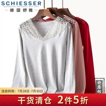 Germany Shuya thermal underwear womens cotton modal single trousers autumn and winter slim bottom autumn pants female 31-5258Q