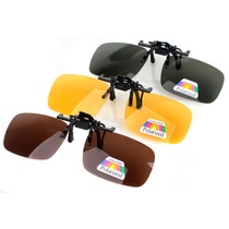  Car sunglasses Anti-glare mirror High beam night vision myopia mirror glasses clip driver goggles