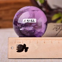 Natural Purple Crystal Ball Swing Piece Physical Photo Company Front Office Ornaments z5162#0 18kg5cm