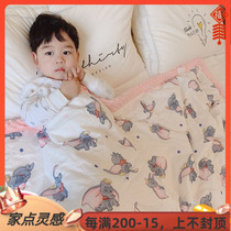 Comforting Doudou blanket Spring and autumn and winter thickened padded quilt Cotton Doudou velvet baby baby children blanket blanket
