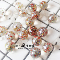 Sesame Pinball Nostalgia Sesame Wave Checkers Fish Tank Decorative Flower Pot Colorful Glass Ball Kids Game