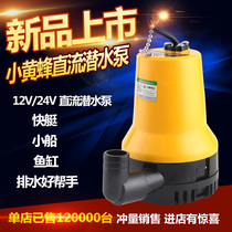 12V24V DC submersible pump plastic small miniature cabin agricultural household battery pump Marine