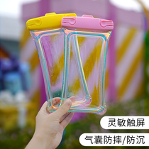 Mobile phone waterproof bag can touch screen airbag sealed swimming equipment rider delivery special waterproof drifting mobile phone case