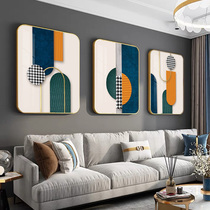 Nordic living room decorative painting triptych sofa background wall hanging painting modern simple light luxury crystal porcelain restaurant wall painting