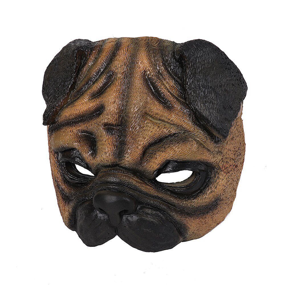 Puppy Mask Half-Face Animal Habha Dog Bandot Dog Men And Women Role-playing Bar Party Dress Up Prop Fake Face